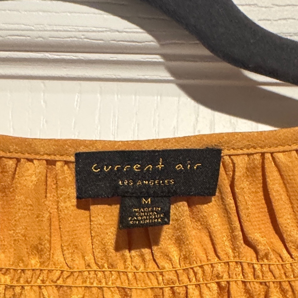 Current Air Golden Ruffle Blouse - Picture 2 of 9